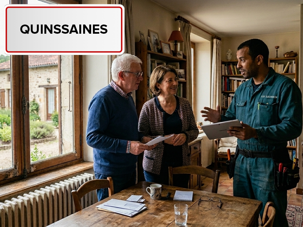 Installation de pompe à chaleur à Quinssaines (03380) dans l'Allier